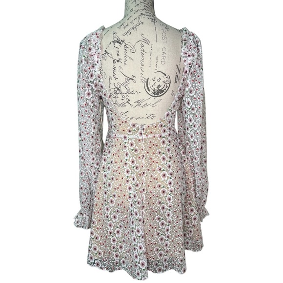 Tularosa | NWT Tess Mini Dress Embroidered Floral Size Small - Picture 10 of 15